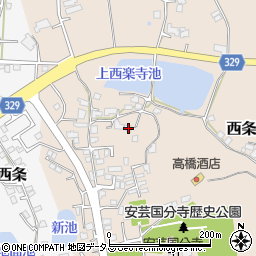 広島県東広島市西条町吉行2118周辺の地図