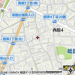 和泉美容室周辺の地図