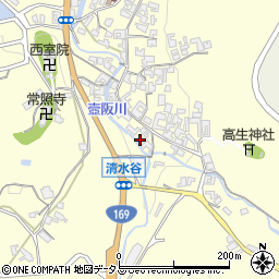 奈良県高市郡高取町清水谷1098周辺の地図