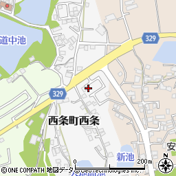 広島県東広島市西条町西条149-4周辺の地図