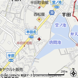 大阪府貝塚市半田743-10周辺の地図