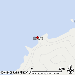 島見門周辺の地図