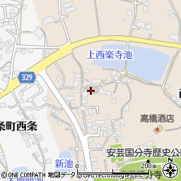 広島県東広島市西条町吉行2123周辺の地図