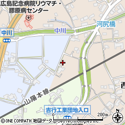 広島県東広島市西条町吉行491周辺の地図