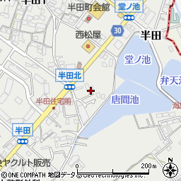 大阪府貝塚市半田743-11周辺の地図