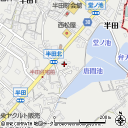 大阪府貝塚市半田745周辺の地図