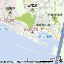 第一田之浦吹上漁協周辺の地図