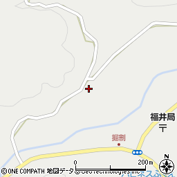 山口県萩市福井下西宗周辺の地図