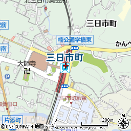 大阪府河内長野市三日市町32-8周辺の地図