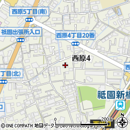 サンシティ祇園周辺の地図