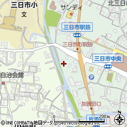大阪府河内長野市三日市町201-3周辺の地図