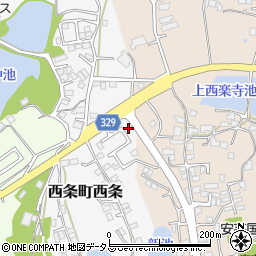 広島県東広島市西条町西条147-23周辺の地図