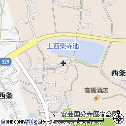 広島県東広島市西条町吉行2151周辺の地図