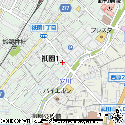 広島ガス北部販売株式会社　本社祇園分室周辺の地図