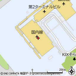 イワタニ水素ステーション　関西国際空港周辺の地図