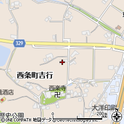 広島県東広島市西条町吉行1704周辺の地図
