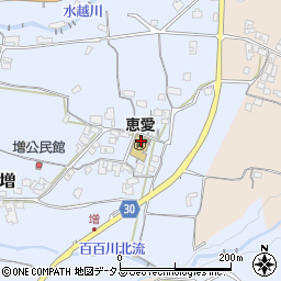奈良県御所市増周辺の地図