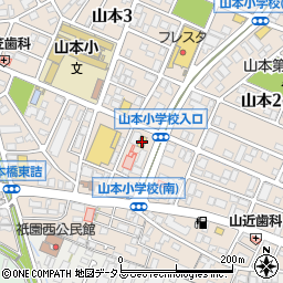 セブンイレブン広島山本１丁目店周辺の地図