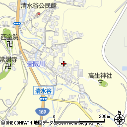 奈良県高市郡高取町清水谷718周辺の地図