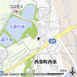 広島県東広島市西条町西条2周辺の地図