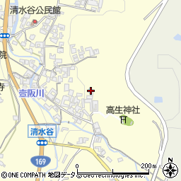 奈良県高市郡高取町清水谷729周辺の地図