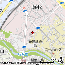 貝塚電気店周辺の地図