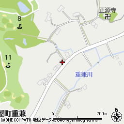 広島県東広島市高屋町重兼378周辺の地図