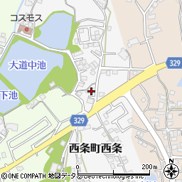 広島県東広島市西条町西条31周辺の地図