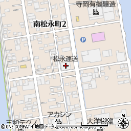 松永運送６号倉庫周辺の地図