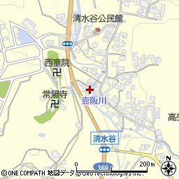 奈良県高市郡高取町清水谷1228周辺の地図