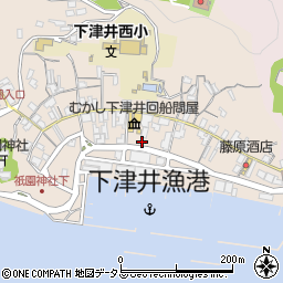 下津井漁港前周辺の地図