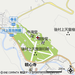 観心寺周辺の地図
