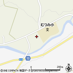 萩市むつみ総合事務所周辺の地図