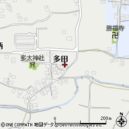 奈良県御所市多田351周辺の地図