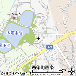 広島県東広島市西条町西条28-13周辺の地図