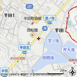 大阪府貝塚市半田762周辺の地図
