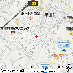 大阪府貝塚市半田679周辺の地図