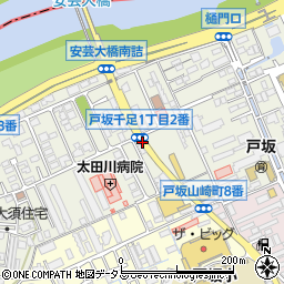 仙境堂薬局戸坂店周辺の地図