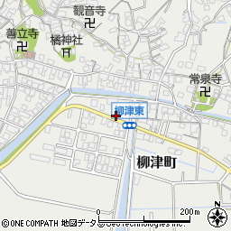 柳津東周辺の地図