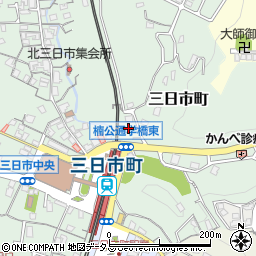 大阪府河内長野市三日市町382周辺の地図