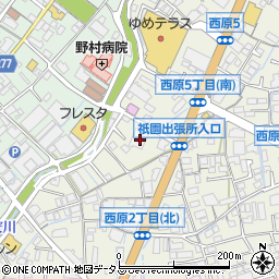 広島県広島市安佐南区西原1丁目1周辺の地図