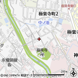 大阪府岸和田市極楽寺町374-2周辺の地図