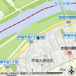 広島県鍼灸マッサージ協同組合周辺の地図