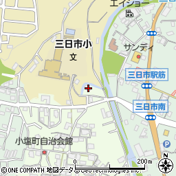 大阪府河内長野市小塩町161周辺の地図