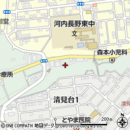 大阪府河内長野市三日市町551周辺の地図
