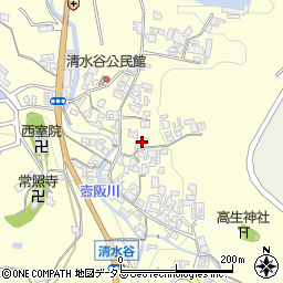 奈良県高市郡高取町清水谷610周辺の地図