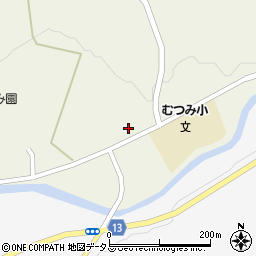 萩市　むつみ生涯学習資料館周辺の地図