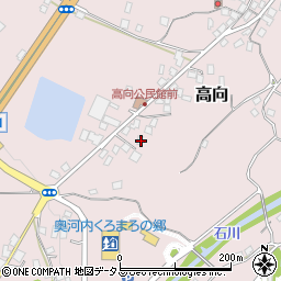 大阪府河内長野市高向522周辺の地図