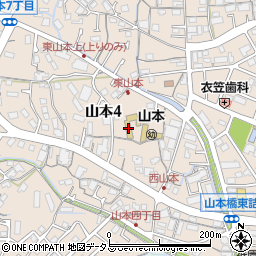 広島市立　山本幼稚園周辺の地図
