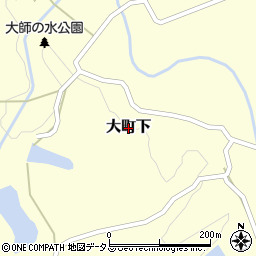 兵庫県淡路市大町下周辺の地図